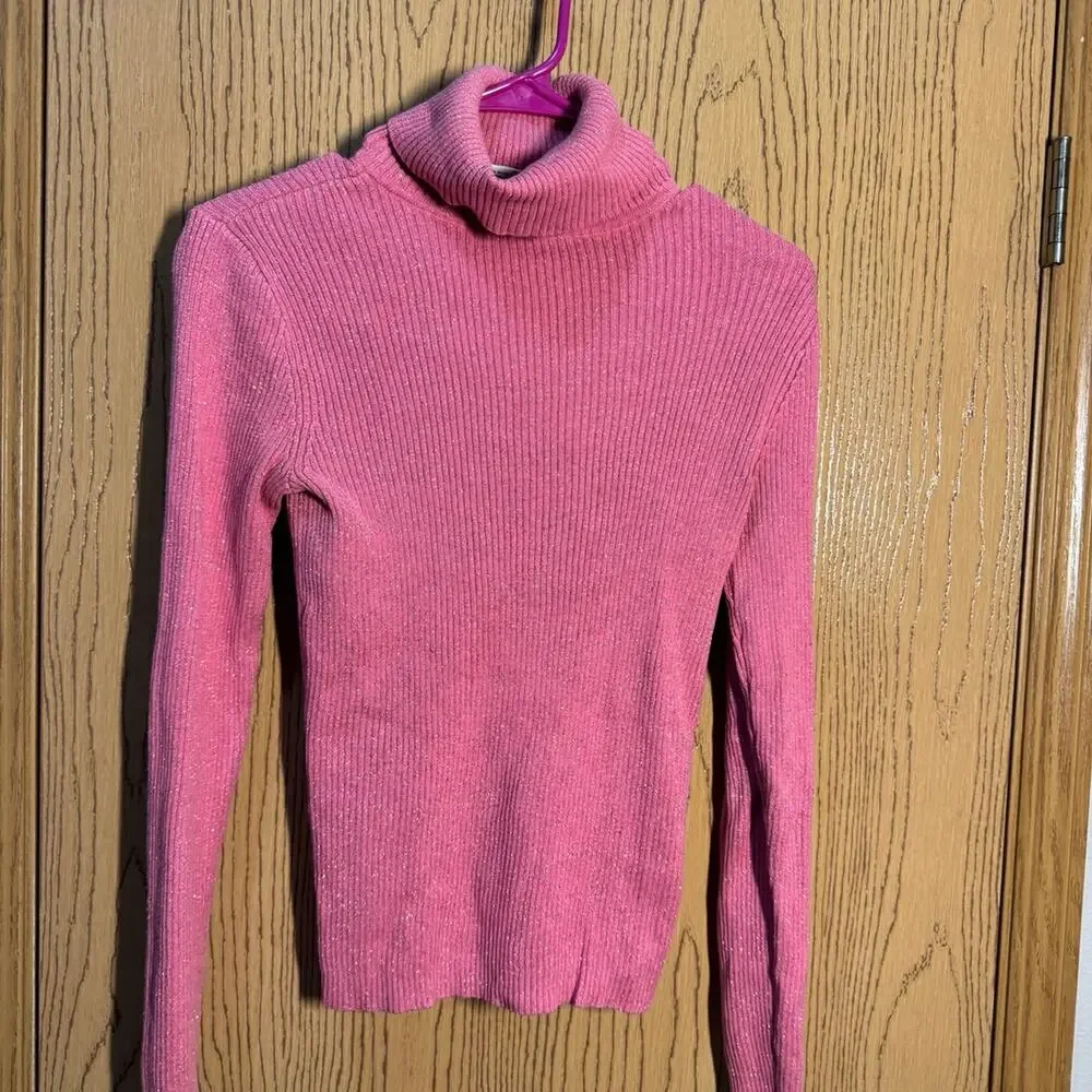 Gap sparkle cowl neck sweater size small - Picture 4 of 8